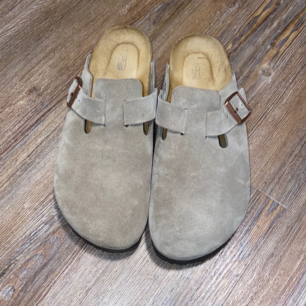 Birkenstock Boston Clog Taupe